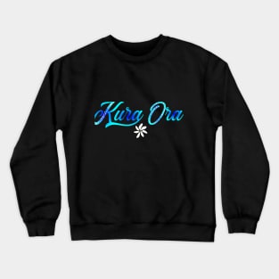 KURA ORA (Blue sea) Crewneck Sweatshirt